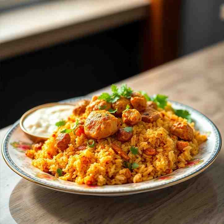 Afghani Chicken Dum Biryani Recipe: Cook At Home